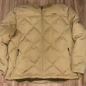 Cabela’s insulated quilted down coat men’s 3XL